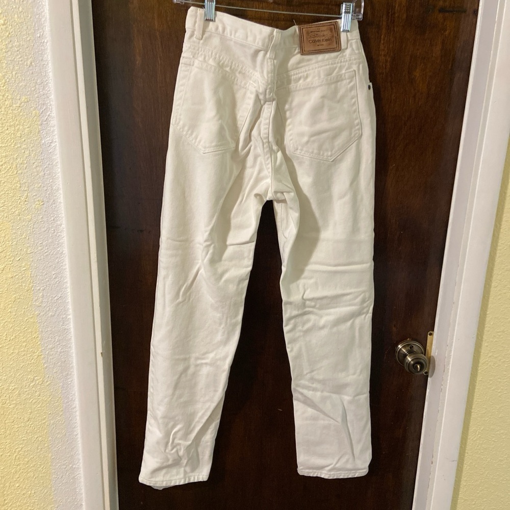 vintage white Calvin Klein jeans